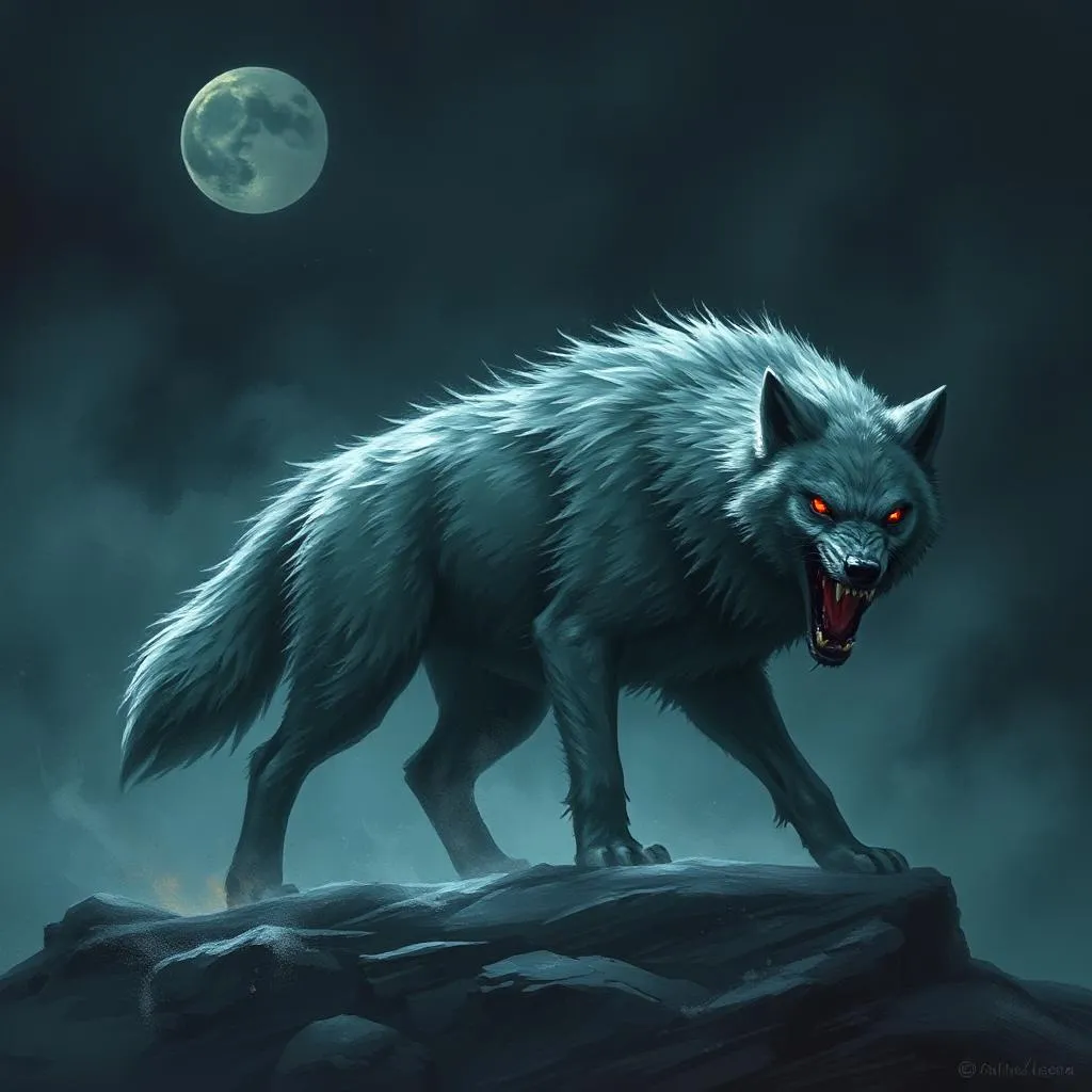 Wolf Pups on Throne